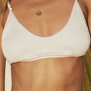 Monica Hansen Beachware That 90S Vibe Bikini Top Sz S Women